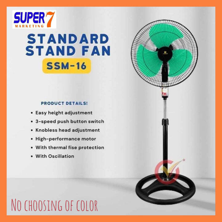 Standard Stand Fan SSM 16 Lazada PH