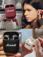 หูฟัง Marshall หูฟังบูทูธไร้สาย Minor III True Wireless เสียงดีใส่สบายหูด้วยรูปทรงแบบ Earbud ใช้งานต่อเนื่องถึง  5 ชม.กันน้ำได้  มีสี  ขาว  ดำ ,น้ำตาล สี New Arrival