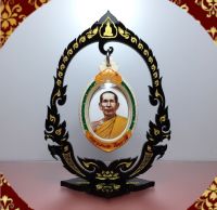 ซุ้มแขวนพระอะคริลิค ลายทอง