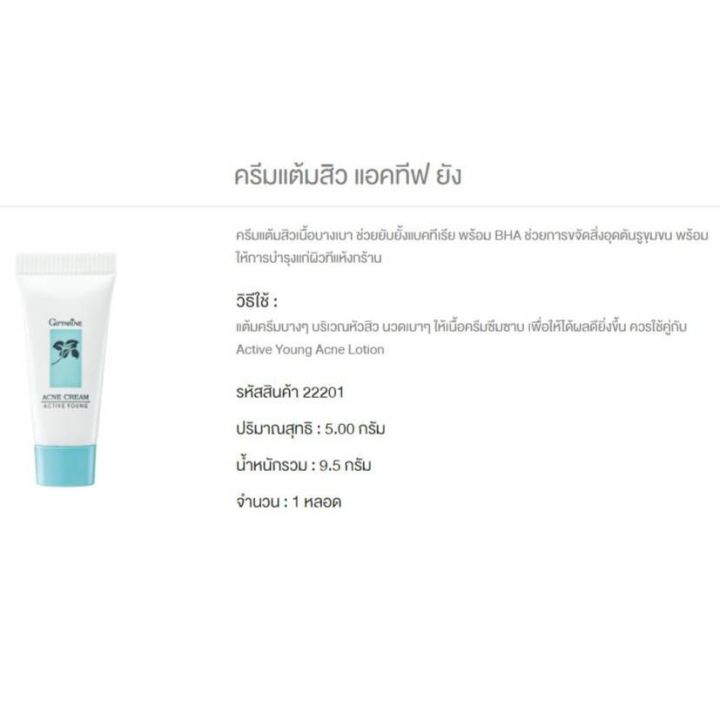 ครีมแต้มสิว-แอคทีฟ-ยัง-ครีมแต้มสิว-แอคทีฟ-ยัง-กิฟฟารีน-giffarine-active-young-acne-cream-สิว-มักมีปัญหาผิวมัน-เกิดการอุดตันกลายเป็นสิว