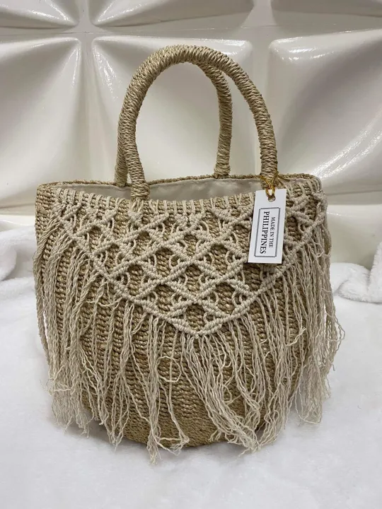 Macrame Bucket Bag Lazada PH