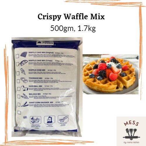 Crispy Waffle Mix / Tepung Waffle Rangup (1.7kg, 500gm) | Lazada