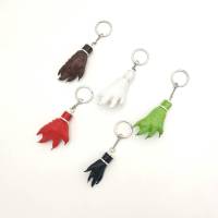 Prang Crocodile Leather Foot Key Chain - 4 fingers พวงกุญแจ เท้าจระเข้ 4 นิ้ว หนังจระเข้ C-ACFT4-MX