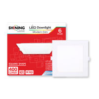 TOSHIBA LED Downlight Modern Slim SQ 6w DL เดย์ไลท์