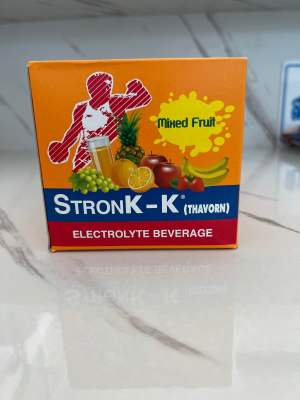 เกลือแร่ สตรองเค Stronk-k 1 กล่อง 25 ซอง