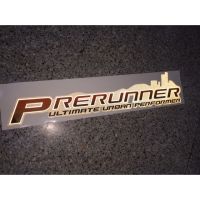 สติ๊กเกอร์สะท้อนแสง3M คำว่า prerunner สำหรับรถ toyota vigo รุ่นสมาร์ท