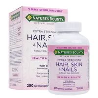 (EXP.2023) Natures Bounty Optimal Solutions Hair Skin &amp; Nails Extra Strength 250 Liquid Softgels