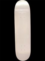 แผ่นสเก็ตบอร์ด สีขาว Deck White เมเปิ้ลแท้ 7 ชั้น ไซส์ 8”