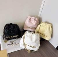 พร้อมส่ง กระเป๋า CHANEL รุ่นใหม่  ไม่มีกล่อง มี 4 สี : ดำ ขาว ชมพู เหลือง