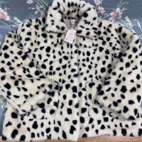 พร้อมส่ง?〰️? Leopard puffy jacket เสื้อโค้ทแจ็คเก็คขนนุ่มหนา บุซับในผ้าโพลีเอสเตอร์