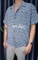 Win.Side.Style : Hawaii Shirt เสื้อเชิ้ตฮาวาย ?italian silk ใส่ได้ทั้งชายและหญิง (อก 44” , ยาว 28”)