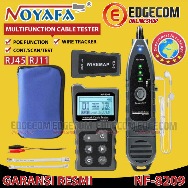 Noyafa NF-8209 Cable Tracker LAN Display Measure Tester Length Wiremap ...