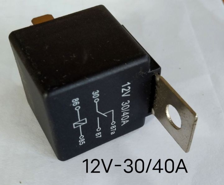 รีเลย์รถยนต์-relay-5ขา-12v-30-40amp-ใช้ได้กับ-toyota-honda-nissan-mitsubishi-mazda-ford-isuzu-tata-bmw-mg-subaru-porsche-mercedes-benz-volkswagen-hyundai-chevrolet-kia-hyundai