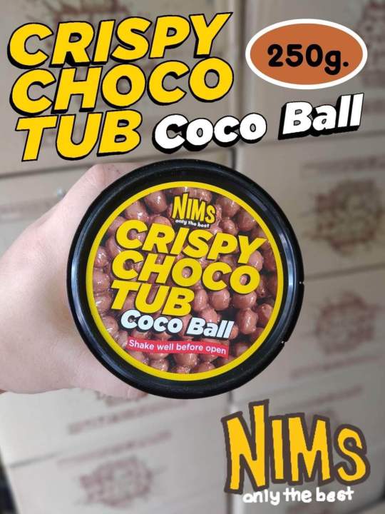 nims-crispy-choco-tub-โกโก้ครันซ์เคลือบช็อกโกแลต