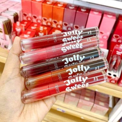💁‍♀️ลิป Sasi Jolly Sweet Lip Tint 💦 ✅ติดทนไม่ติดแมสก์ สดใส  ✅เบาสบายปาก ใช้ได้ทุกวัน😍