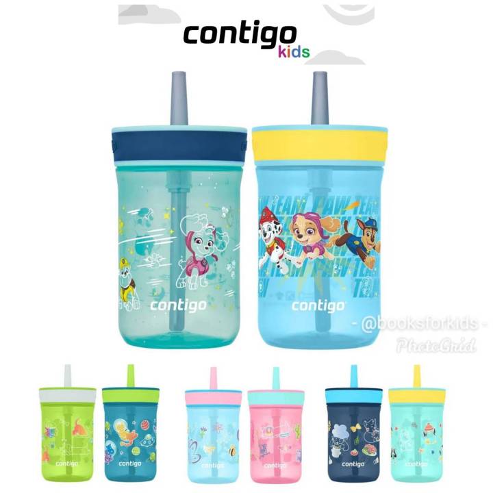  Contigo Paw Patrol Kids Plastic Water Bottle, Leighton