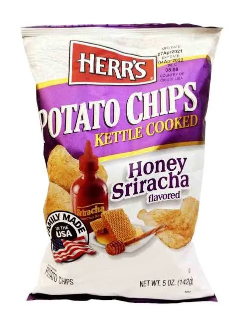 Herr's Kettle Cooked Sriracha Potato Chips 141g | Lazada PH