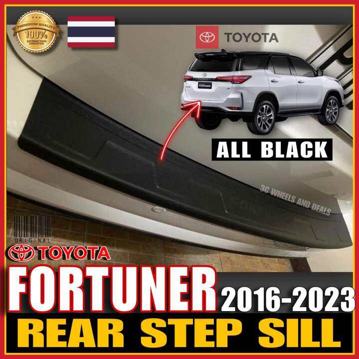 Toyota Fortuner Rear Step Sill All Black Fortuner