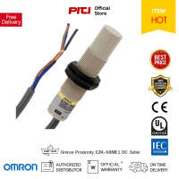 Omron Proximity E2K-X8ME1 เอาท์พุต DC 3สาย, NPN NO แหล่งจ่ายไฟ 10-30VDC สายยาว 2ม. ทรงกระบอก M18 อุปกรณ์ตรวจจับวัตถุออมรอน