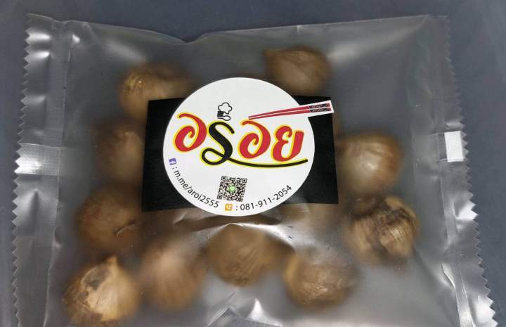 กระเทียมดำ-black-garlic-คุณค่าจากธรรมชาติแท้-50g-ใช้เวลาจัดส่งประมาณไม่เกิน-7-8-วัน-เนื่องจากเราทำการบ่มต่อรอบเป็นจำนวนจำกัดเพื่อความสดใหม่ของลูกค้าทุกท่าน