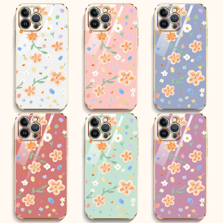 Callfire New Style 2023 Yellow Flower Pattern Phone Case For Oppo A17