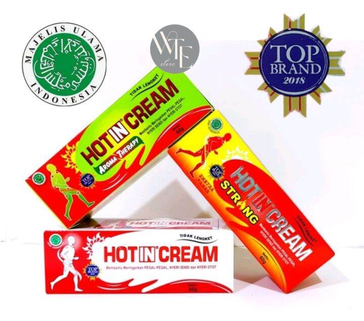 Hot In Cream Original/Strong/Aromatherapy 60g (Tidak Lengket) Lazada