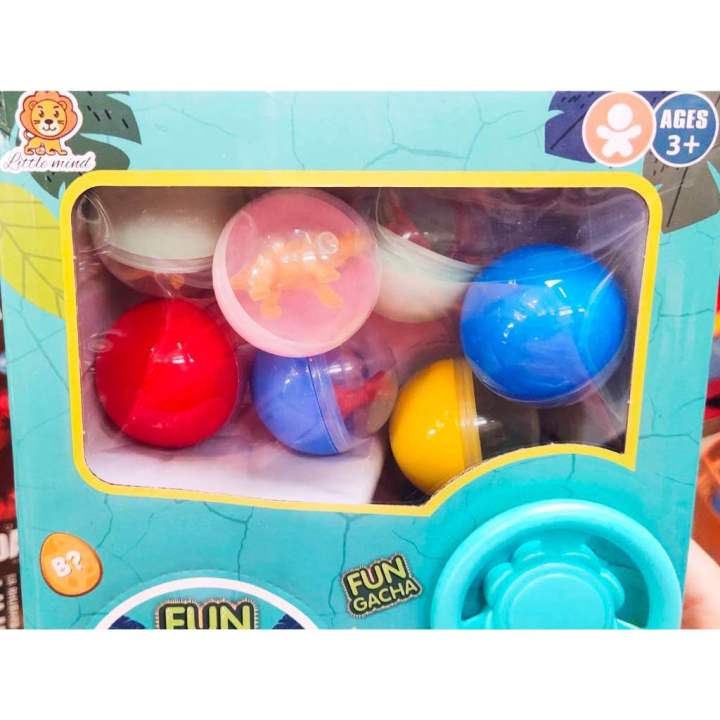 ของเล่นใหม่-กล่องกาชาปองหมุนไข่ตู้หมุนไข่-เครื่องหมุนไข่-ไดโนเสาร์-ของเล่นเด็ก-ze