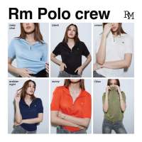 Rally RM Polo crew - เสื้อโปโลตกแต่งซิปทรงคลาสสิค (มีให้เลือก 6 สี)