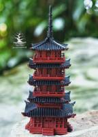 ⛩️ โมเดล เจดีย์ 5 ชั้น ⛩️สไตล์จีน-ญี่ปุ่น แฮนด์เมดdiy ตกแต่งบ้าน