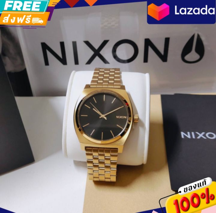 ประกันศูนย์ไทย-nixon-time-teller-nxa0452042-00-นาฬิกาผู้ชายผู้หญิง-สีทอง-ขนาดหน้าปัด-37-mm