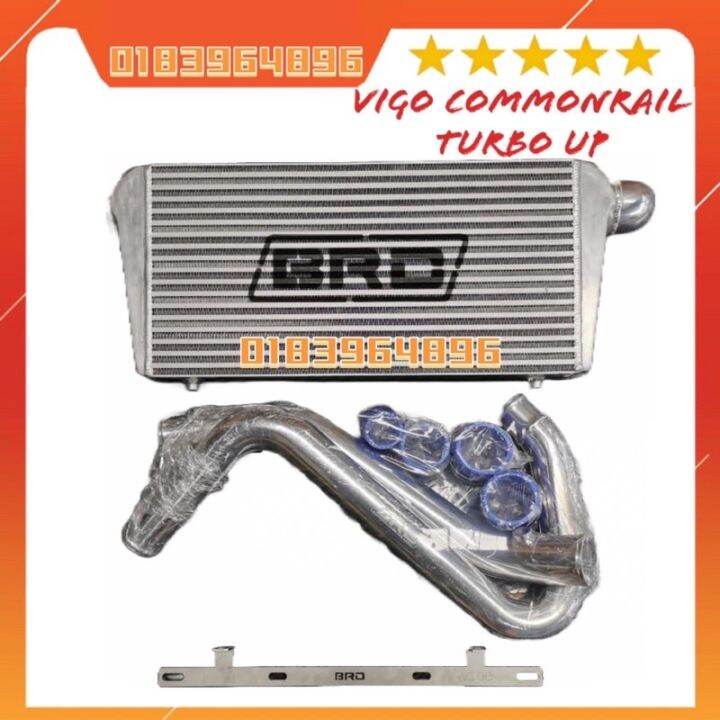 🇹🇭 𝐁𝐑𝐃 HIGH PERFORMANCE HIGH QUALITY INTERCOOLER WITH PIPING KIT TOYOTA HILUX VIGO Lazada