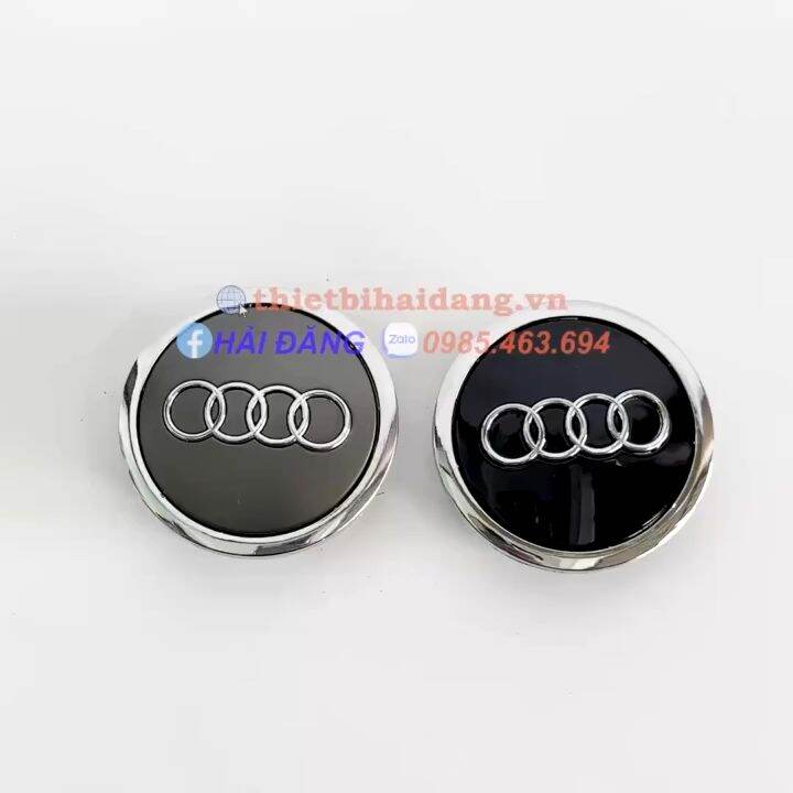 Logo chụp mâm Audi, Ốp lazang bánh xe Audi đường kính 69mm | Lazada.vn