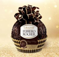 ฟรีถุงทองพรีเมียม! เฟอร์รีโร่ดาร์กช็อกลูกใหญ่จัมโบ้ Grand Ferrero Rocher Dark Chocolate 125g.