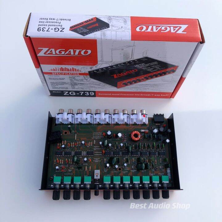 best-audio-shop-ปรีแอมป์รถยนต์-7-แบนด์-zg-739-แยกซับอิสระ-วอลุ่มอลูมีเนียม-ปรีปรับเสียง-ปรีแอมป์ติดรถยนต์-ปรีแอมป์-เครื่องเสียงรถยนต์-ต่อ-เพาเวอร์แอมป์-เครื่องขยายเสียง-class-ab-class-d