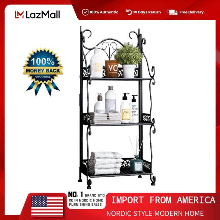 EB MALL FLOWER SHELF SHELF BATHROOM SHELF METAL HOME FLOOR KITCHEN
