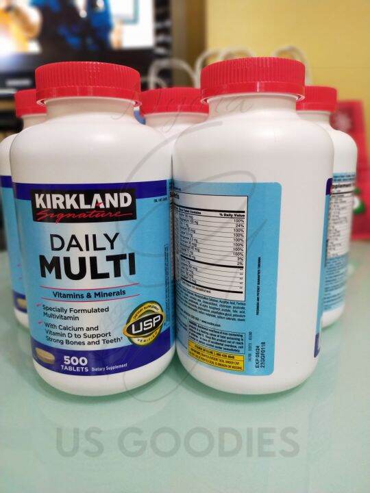 Kirkland Signature Daily Multi Vitamins and Minerals (500 tabs) Lazada PH