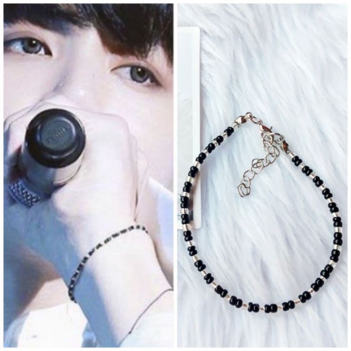 Buy University Trendz BTS Member Jungkook Stainless Steel Pendant Chain  with Silicon Bracelet Pack of 2 at Amazonin