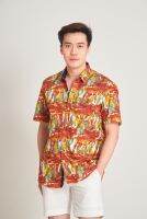 Manfair Shirt - The Autumn เสื้อเชิ้ตแขนสั้นผ้า Cotton 100% (MF005)