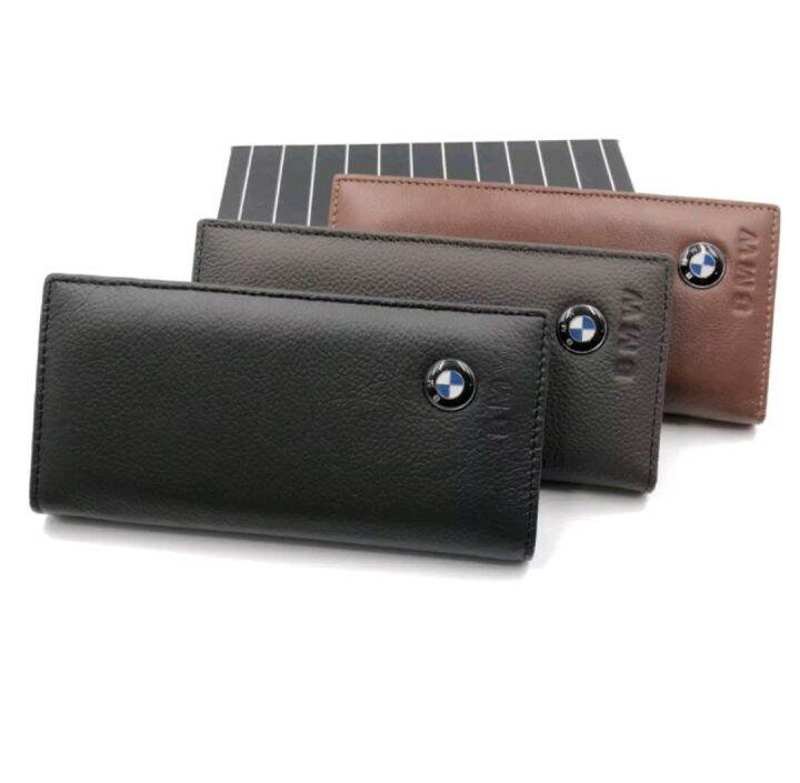 MAN'S NEW WALLET BMW LEATHER WALLET ORIGINAL Lazada