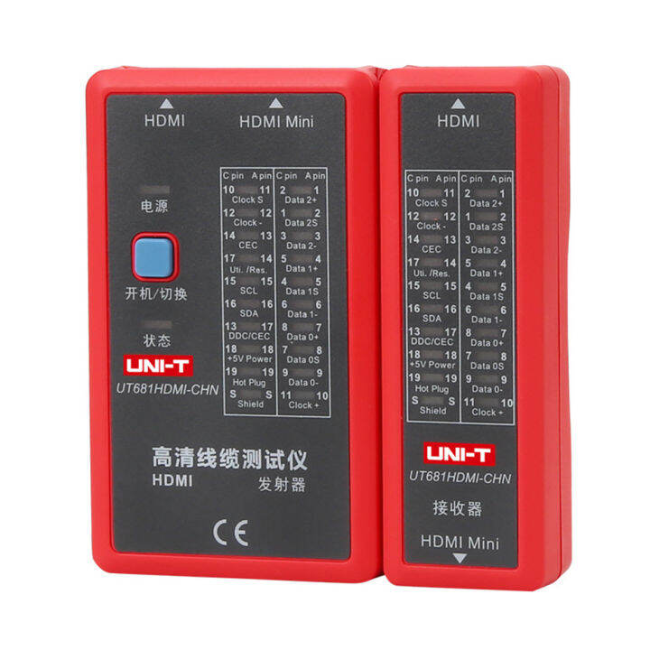 UNI-T UT681HDMI Cable Tester HDMI/MINI-HDMI High-definition Data Cable ...