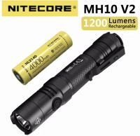 NITECORE MH10 V2 LED 1200 Lumens CREE XP-L2 V6 LEDไฟฉายNL2140 4000mAhแบตเตอรี่