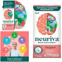 พร้อมส่งที่ไทย ของแท้นำเข้า Neuriva Brain วิตามินบำรุงสมอง 42 Capsules