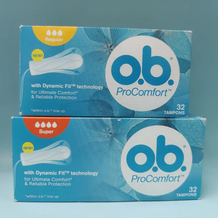 O.b. Pro Comfort Tampons 32's ( Regular / Super ) | Lazada