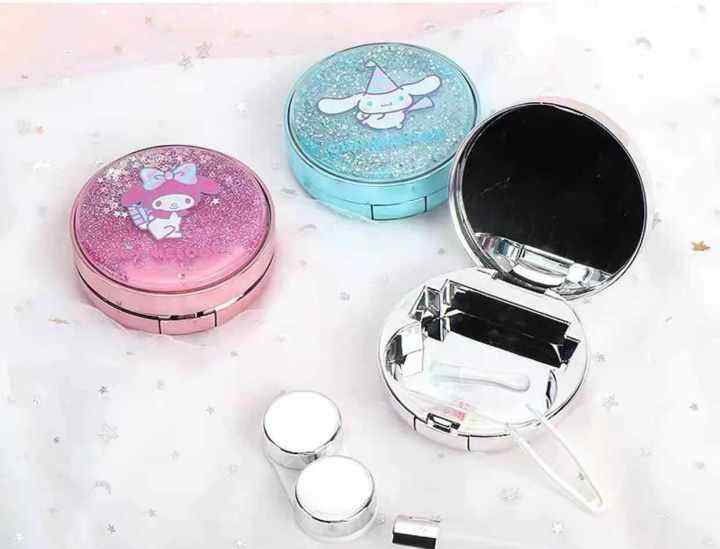 Miniso Original famous product Sanrio contact lens case portable girl
