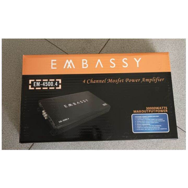 Power Embassy Channel Em Amplifier Mobil Lazada Indonesia