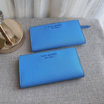 ของแท้ 100% Kate Spade large slim bifold walle WLRU6031 กระเป๋าสตางค์