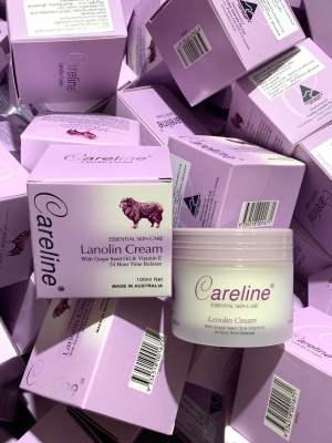 ครีมรกแกะออสเตรเลีย Careline Lanolin Cream With Collagen + Vitamin E 100 ml