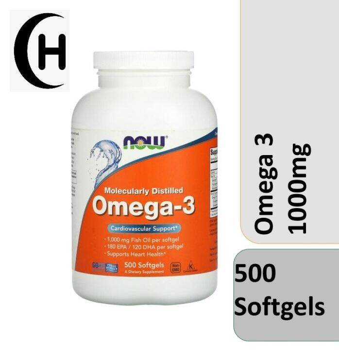 Now foods Omega3 Cardiovascular Cholesterol Jantung Koroner Penyumbatan