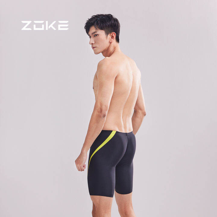 Zoke Men`s Swimming Trunks for Professional Swimming Training Quick Dry ...