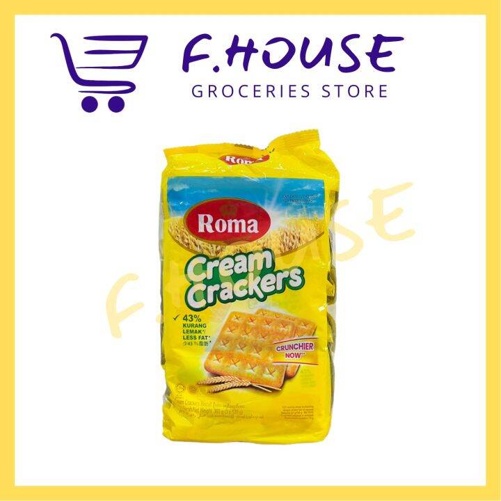 Roma Cream Crackers(120g x 3 convenient packs) | Lazada